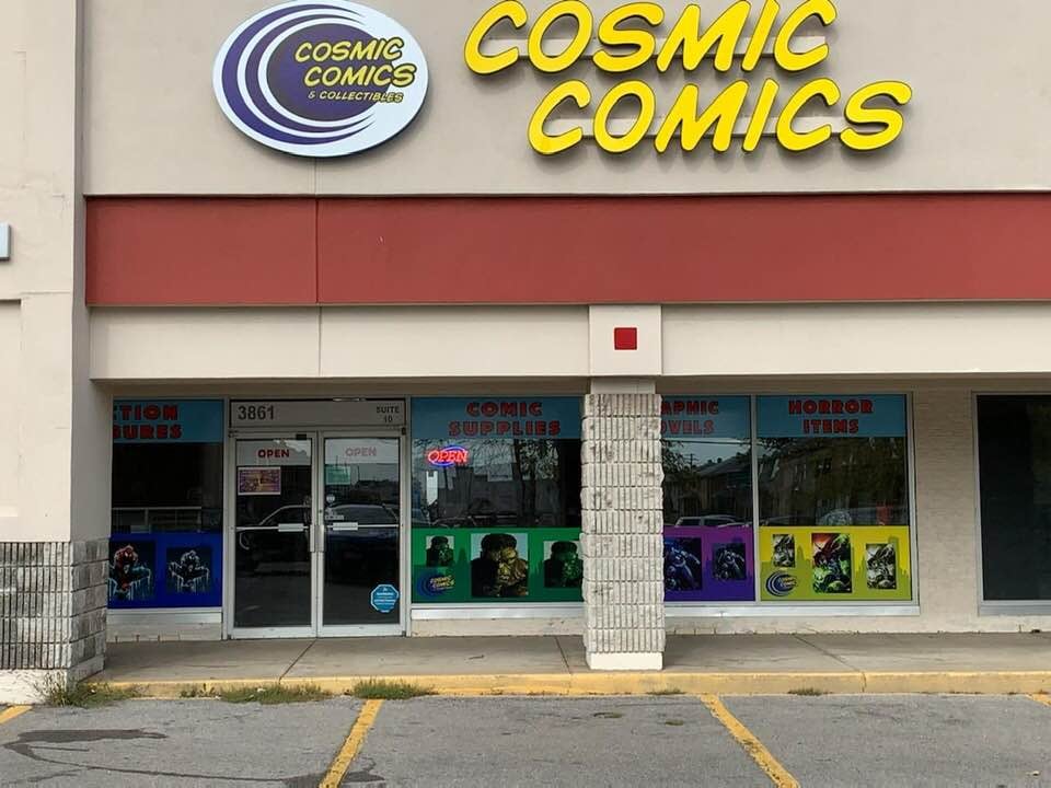 Cosmic Comics storefront